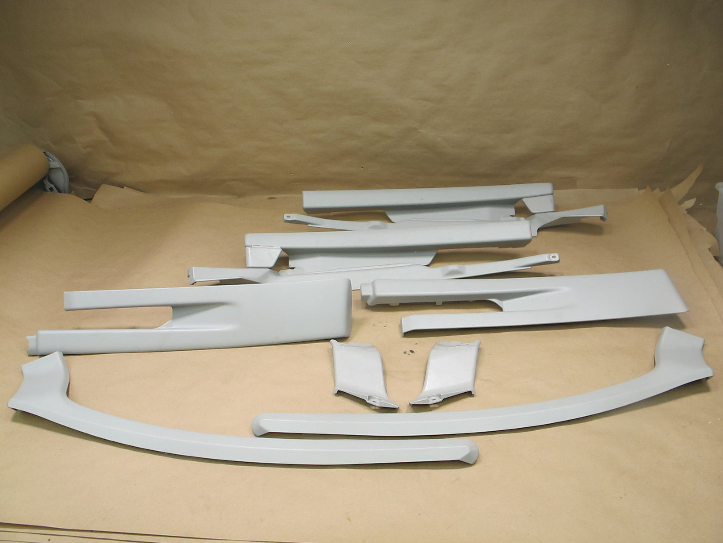 10-15 Lexus IS350 Convertible Rear Right & Left Roof Rail Trim Panel Set OEM