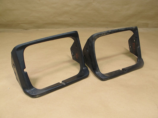 86-92 Toyota Supra MK3 Set of 2 Front Headlight Lamp Trim Bezel Cover OEM