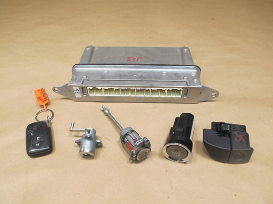 2010 Lexus IS350 Conv ECU Engine Control Module Ignition Door KEY Set OEM