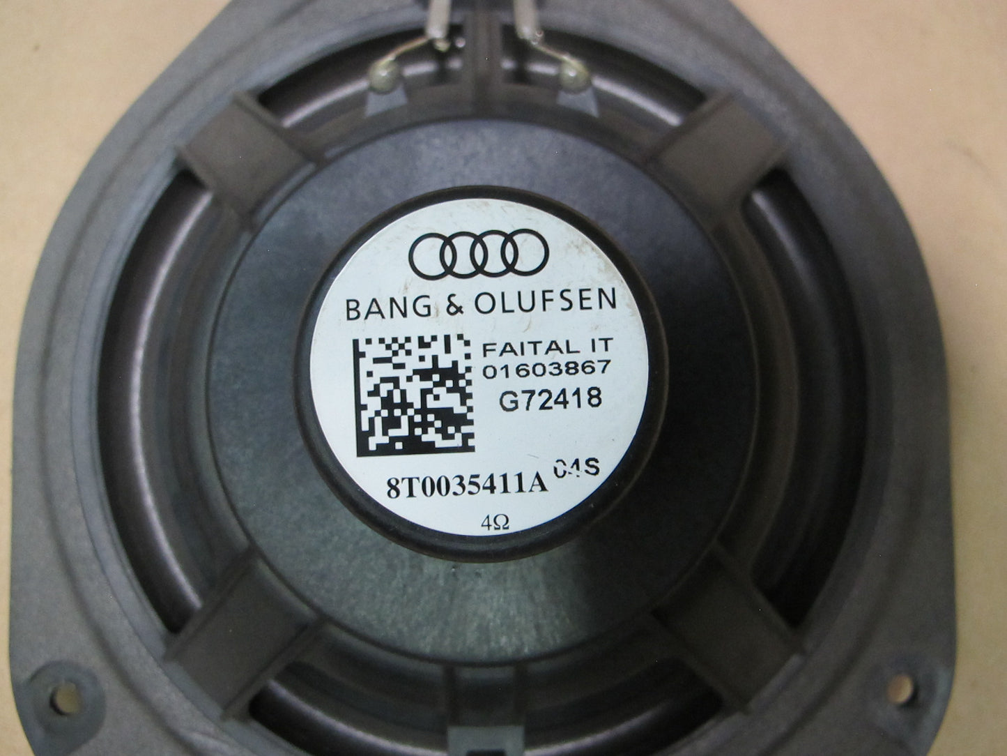 08-12 Audi 8T A5 S5 Coupe Bang & Olufsen Audio Tweeter Speaker Subwoofer Set