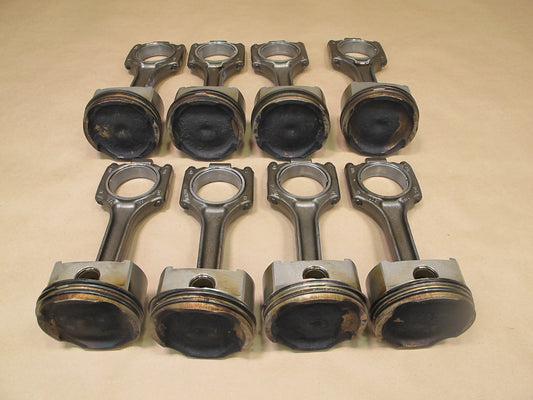 2003-2006 Porsche Cayenne 955 Turbo M48.50 Engine Piston Connecting Rod Set of 8