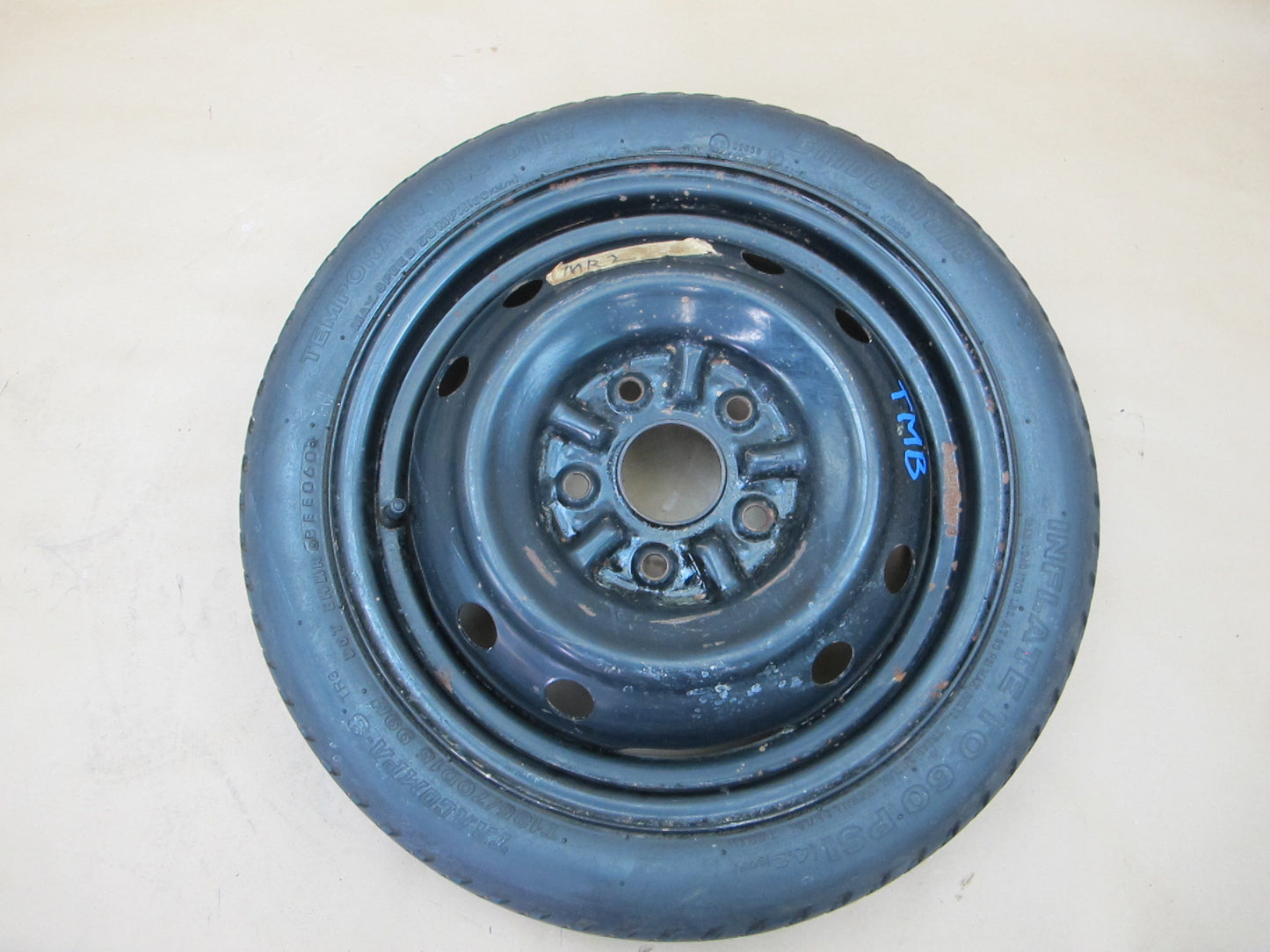 91-92 Toyota SW21L MR2 Spare Tire R15 15" Wheel 15x4 135/70 99M 060 OEM