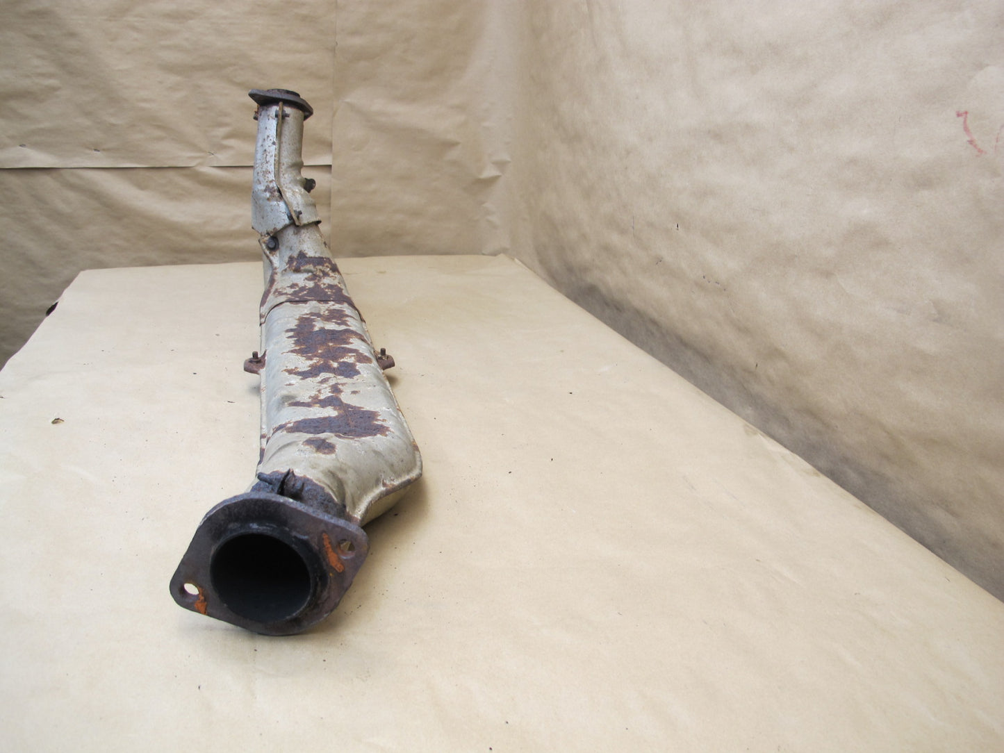 86-88 Nissan 300ZX Z31 VG30E NON Turbo 2+0 M/T Front Exhaust Pipe w Shield OEM