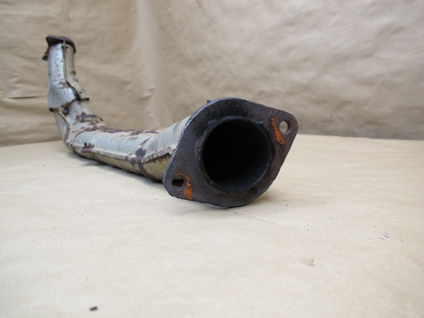 86-88 Nissan 300ZX Z31 VG30E NON Turbo 2+0 M/T Front Exhaust Pipe w Shield OEM