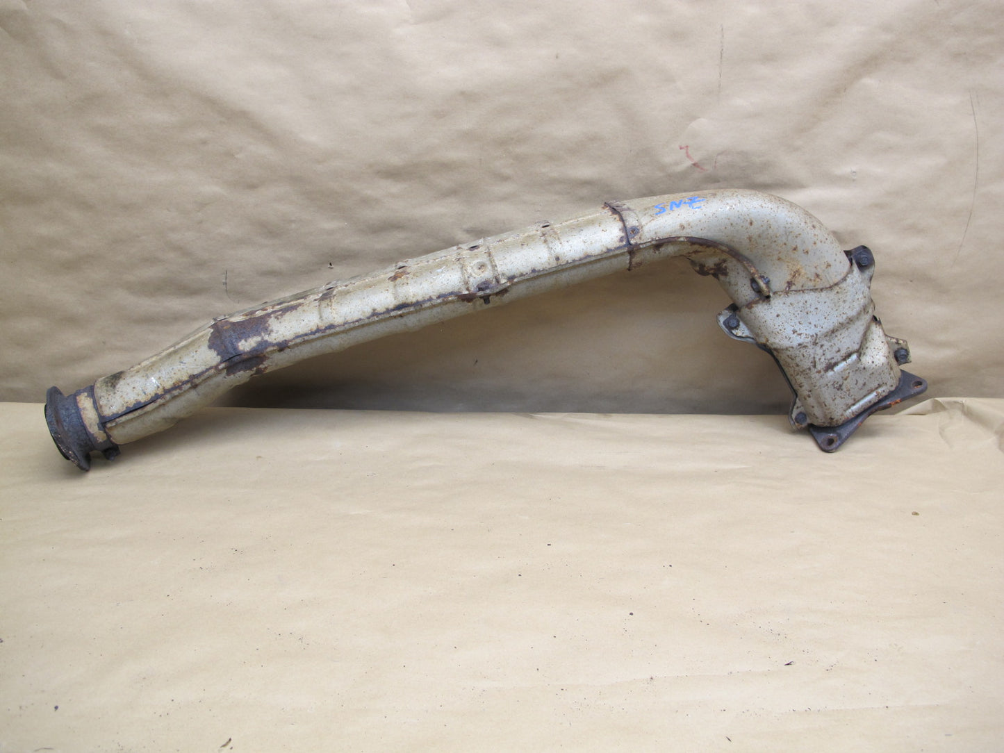 86-88 Nissan 300ZX Z31 VG30E NON Turbo 2+0 M/T Front Exhaust Pipe w Shield OEM