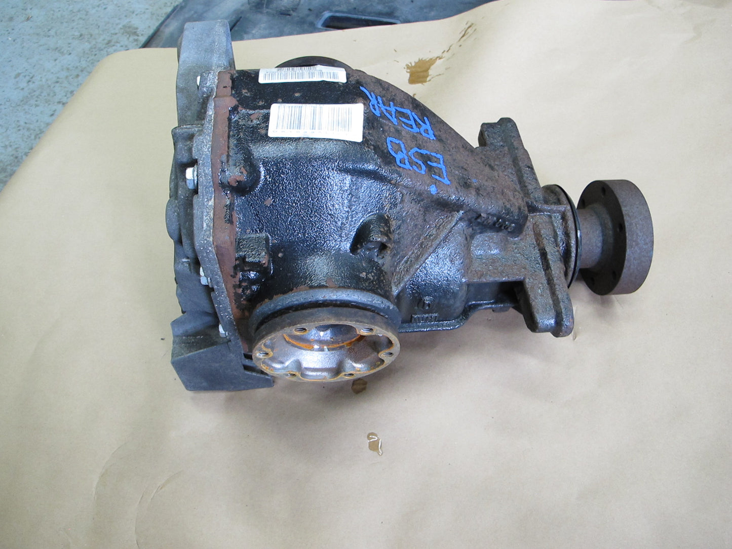 03-05 BMW E65 E66 760i N73 Rear Differential Carrier 3.15 Ratio 7514813 OEM