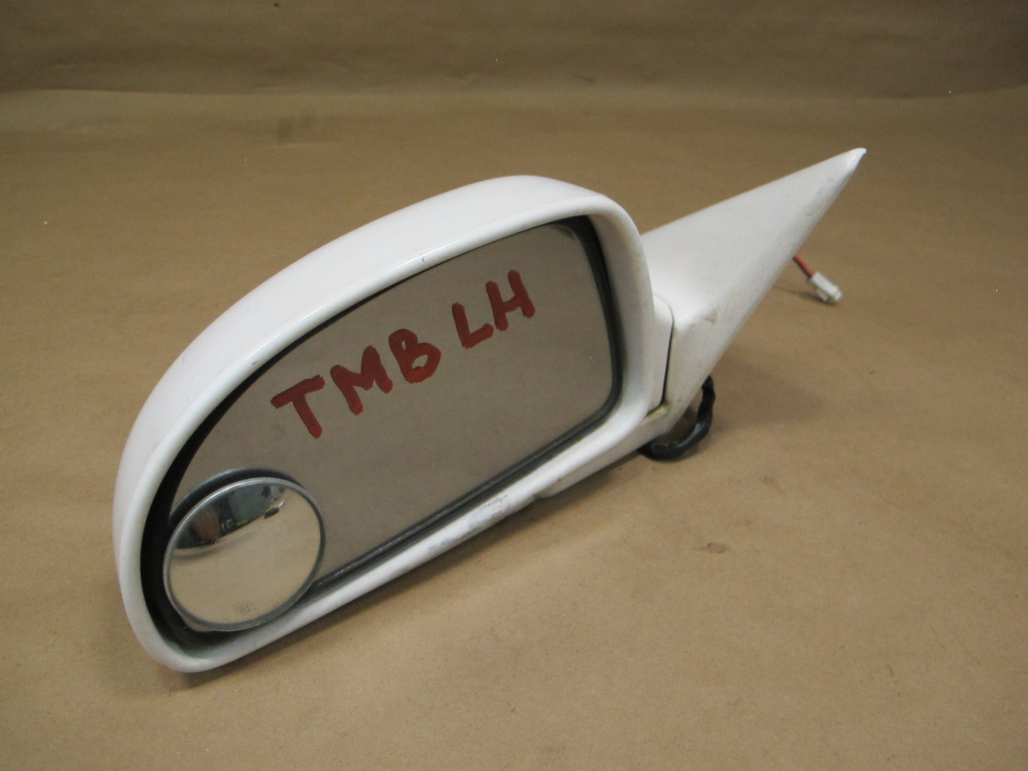 91-95 Toyota SW21L MR2 Left Door Side View Mirror White OEM