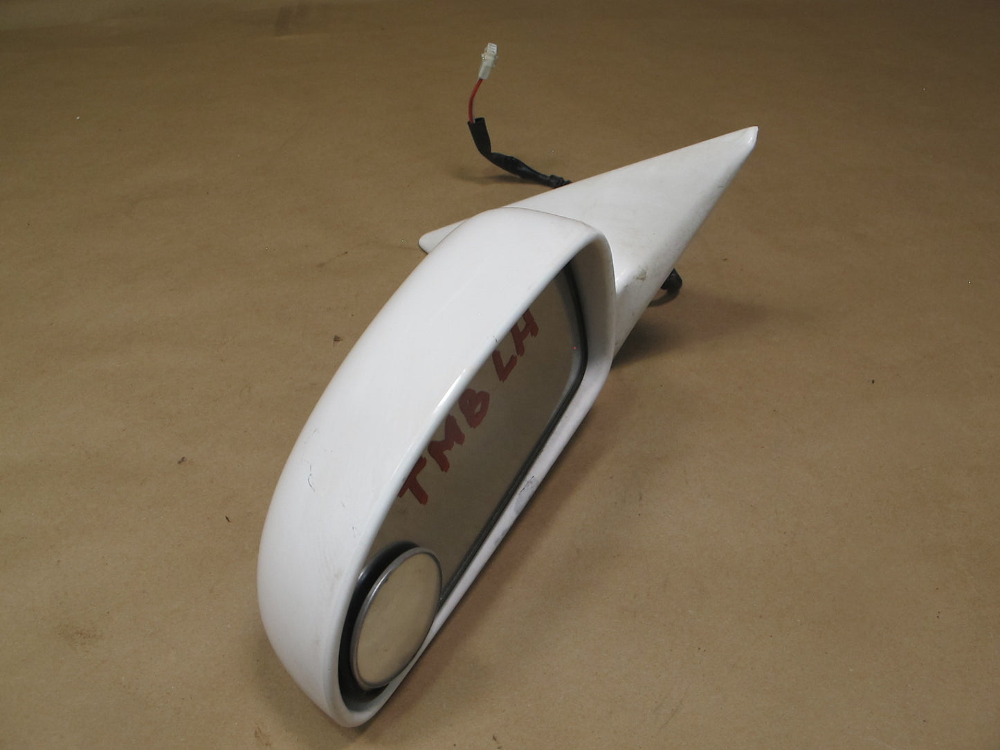 91-95 Toyota SW21L MR2 Left Door Side View Mirror White OEM