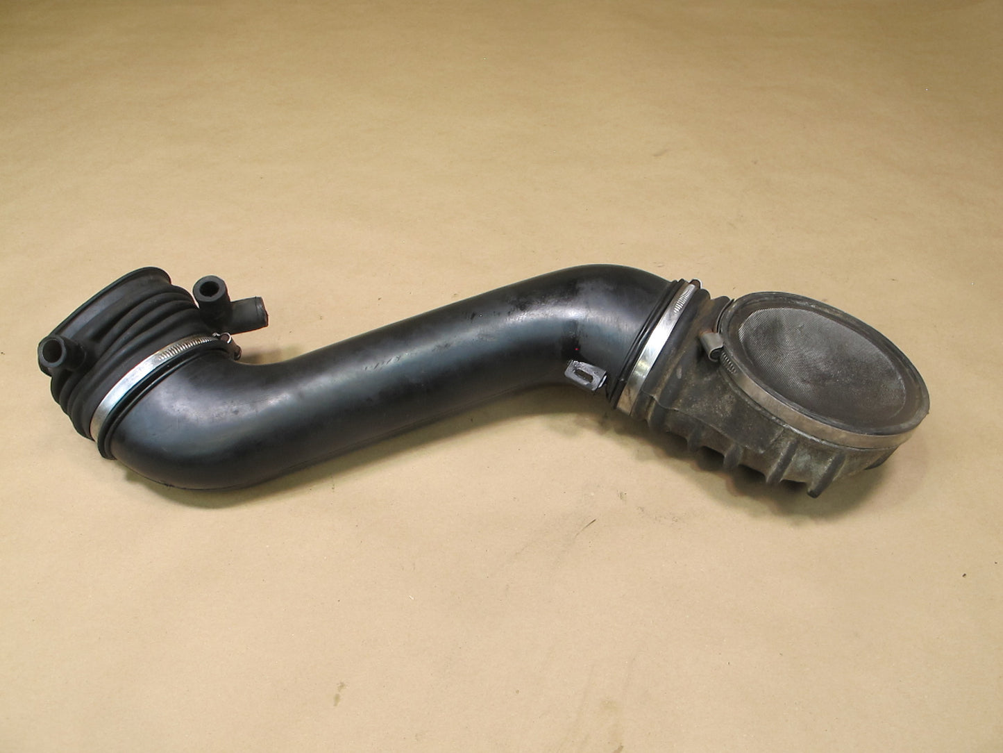 85-89 Volkswagen VW Cabriolet Air Intake Tube w Elbow Corner Boot OEM