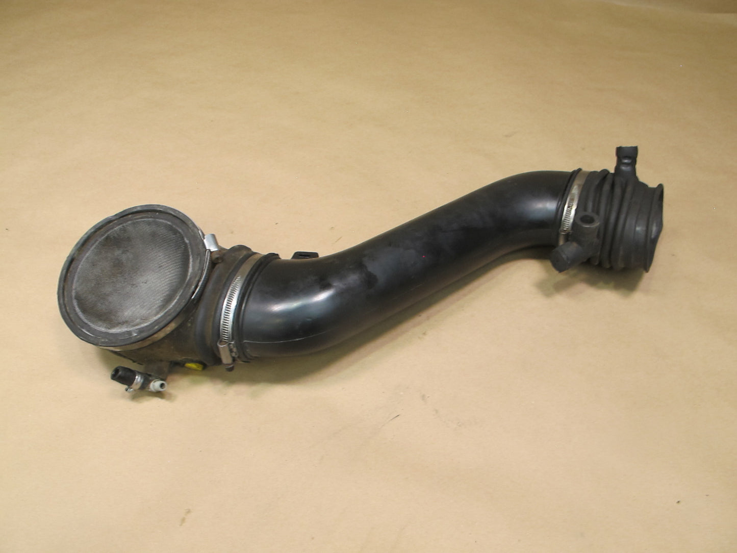 85-89 Volkswagen VW Cabriolet Air Intake Tube w Elbow Corner Boot OEM