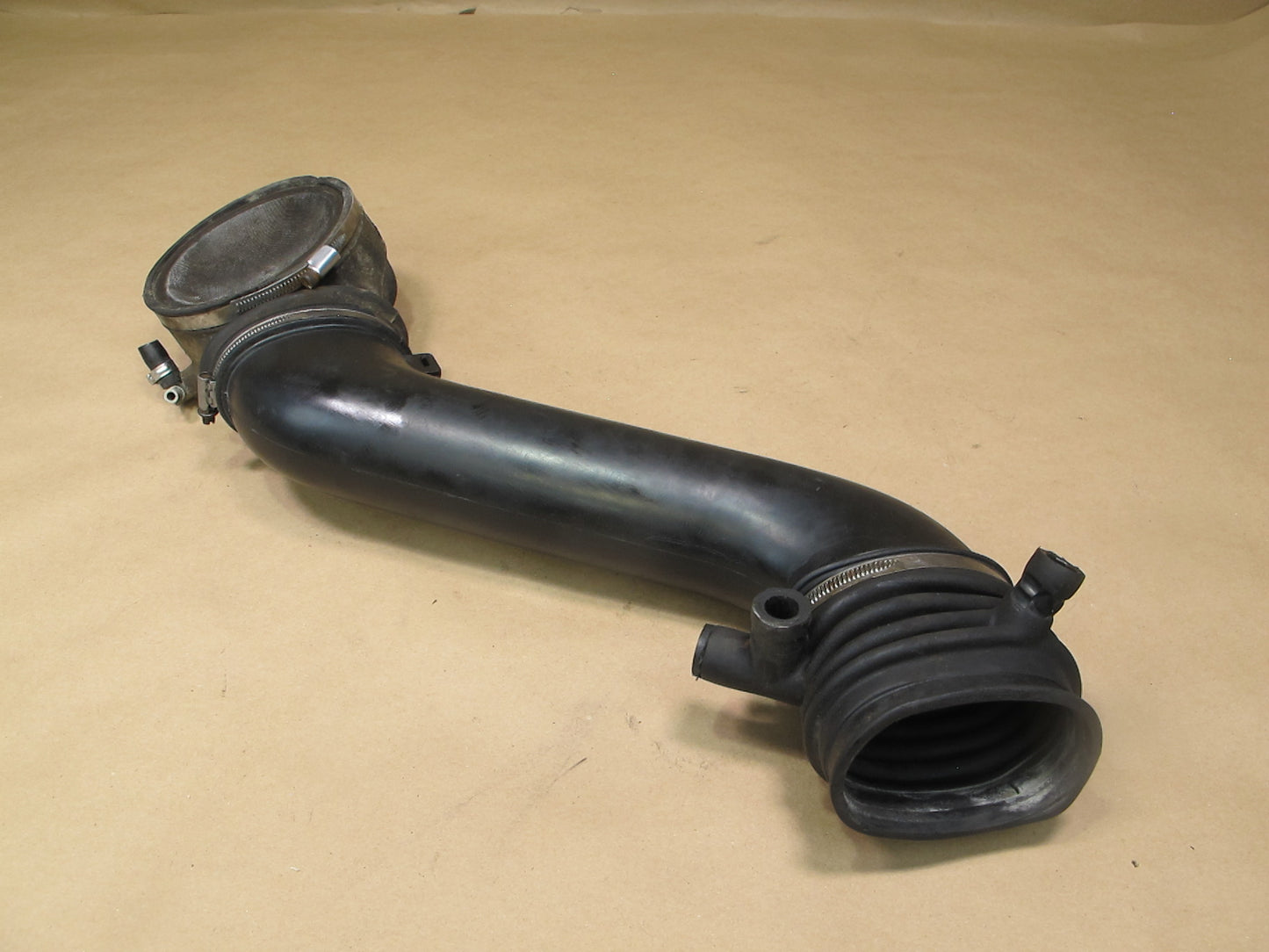 85-89 Volkswagen VW Cabriolet Air Intake Tube w Elbow Corner Boot OEM