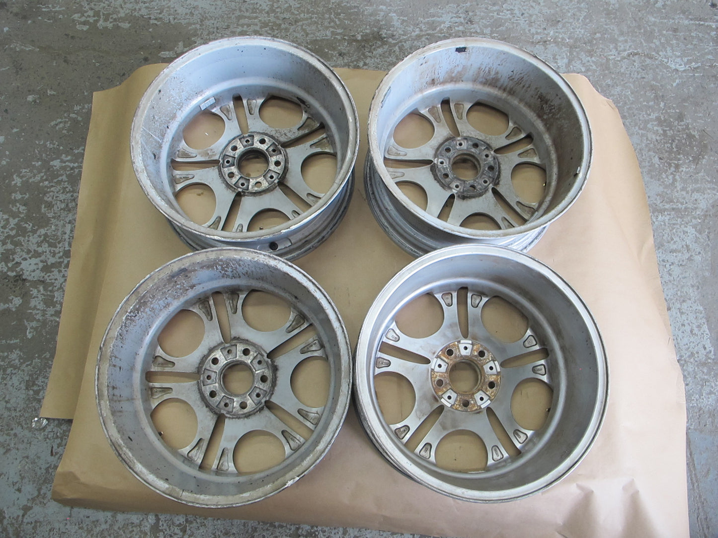 03-08 BMW E86 E85 Z4 Set of 4 Style 107 R18 18" Wheel Rim 18x8J 18x8.5 OEM