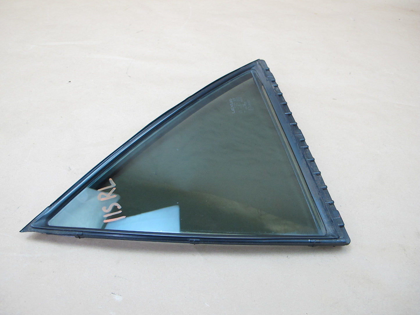 01-05 Lexus JCE10 IS300 Sedan Rear Left Door Vent Window Glass Tinted OEM