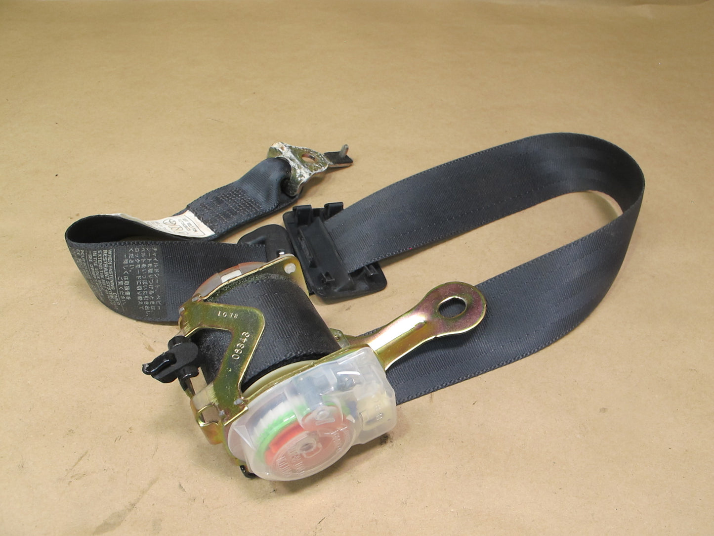 98-00 LEXUS LS400 REAR RIGHT CENTER LEFT SIDE SEATBELT RETRACTOR SET OEM