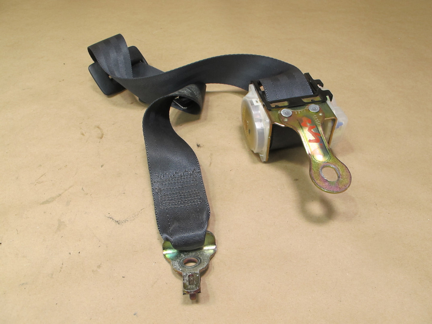 98-00 LEXUS LS400 REAR RIGHT CENTER LEFT SIDE SEATBELT RETRACTOR SET OEM