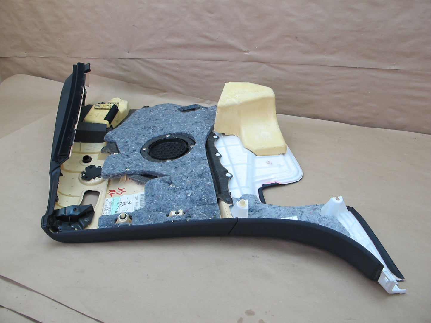10-15 Lexus IS350 Convertible Rear Quarter Interior Trim Cover Panel Set OEM