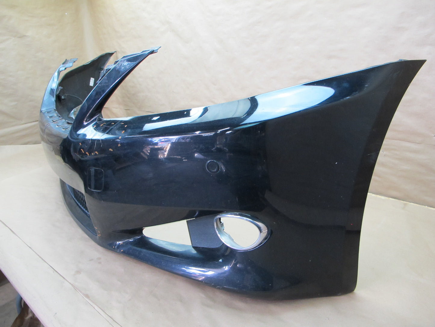 10-15 Lexus IS250 IS350 Convertible Front Bumper Cover Black OEM