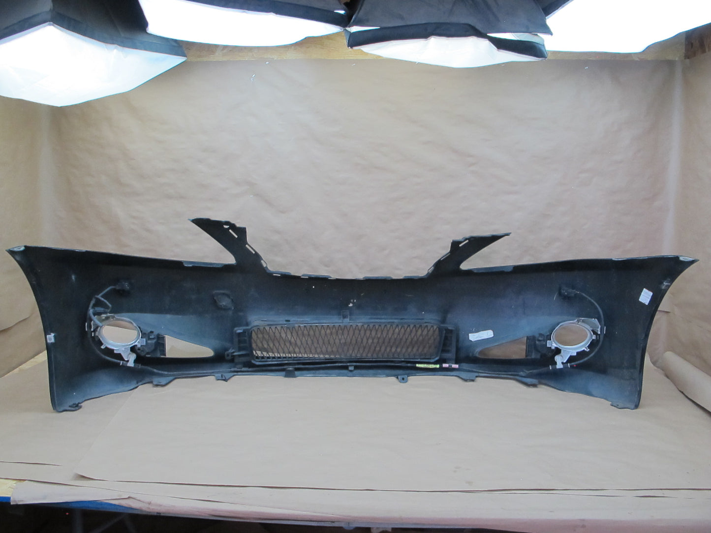 10-15 Lexus IS250 IS350 Convertible Front Bumper Cover Black OEM