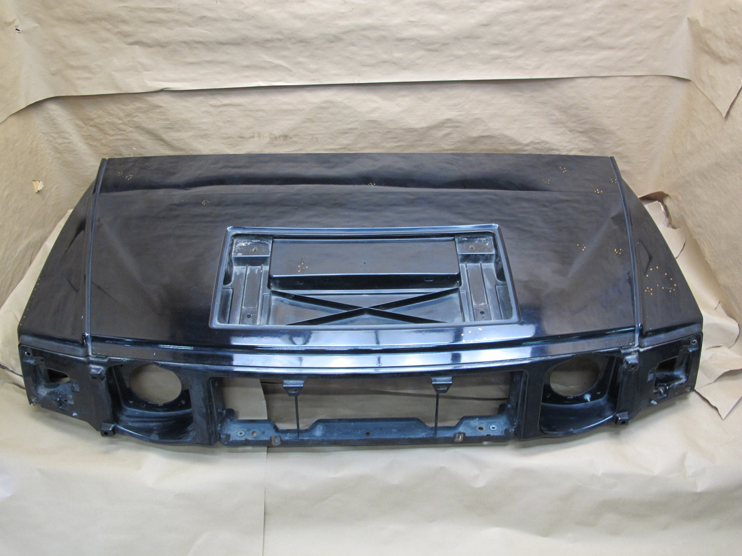 2008-2009 Hummer H2 Front Hood Bonnet Cover Panel Shell Black