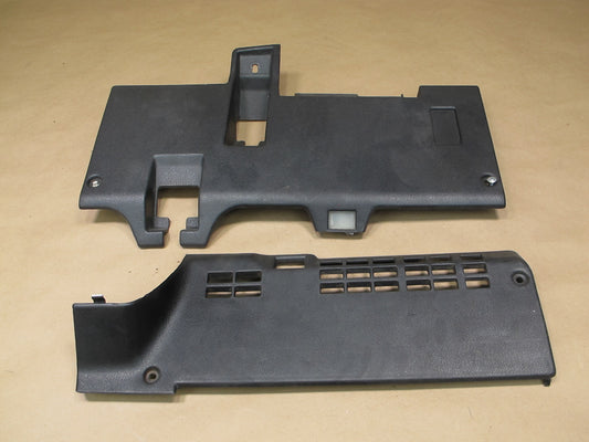 84-86 Nissan Z31 300ZX Under Dash Knee Trim Cover Panel Set of 2 OEM