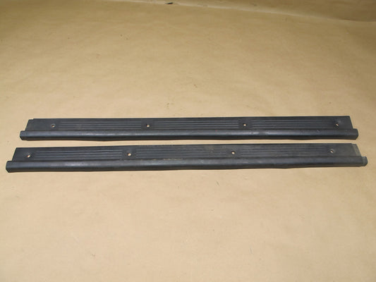 84-89 Nissan Z31 300ZX 2+0 Right Left Door Scuff Sill Plate Trim Panel Set OEM