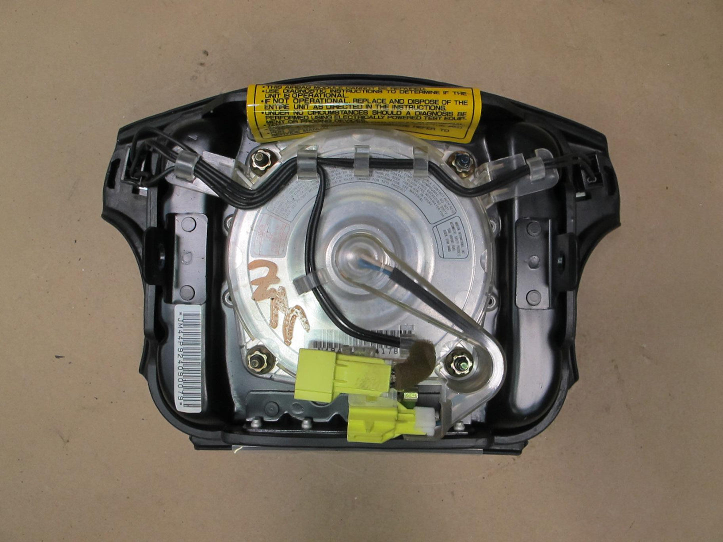 91-93 NISSAN 300ZX Z32 FRONT LEFT DRIVER SIDE STEERING WHEEL SRS AIRBAG OEM