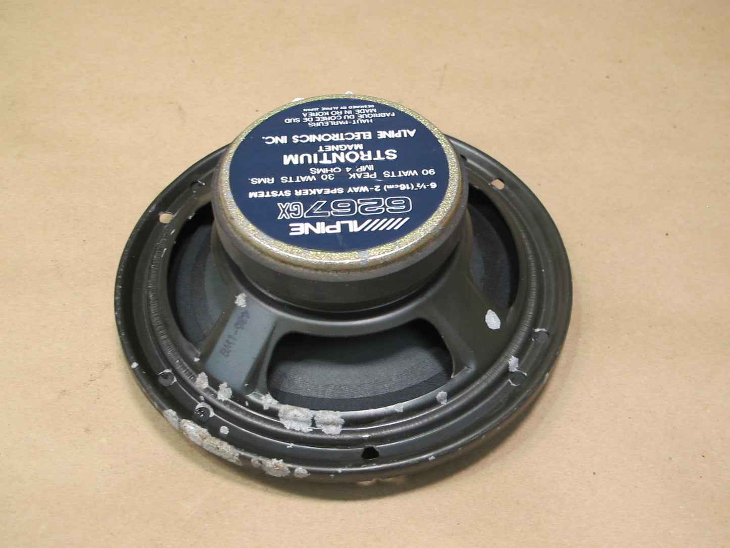 Set of 2 Alpine 6267GX 6 1/2" 2 WAY Speaker 90 Watt 4 OHM