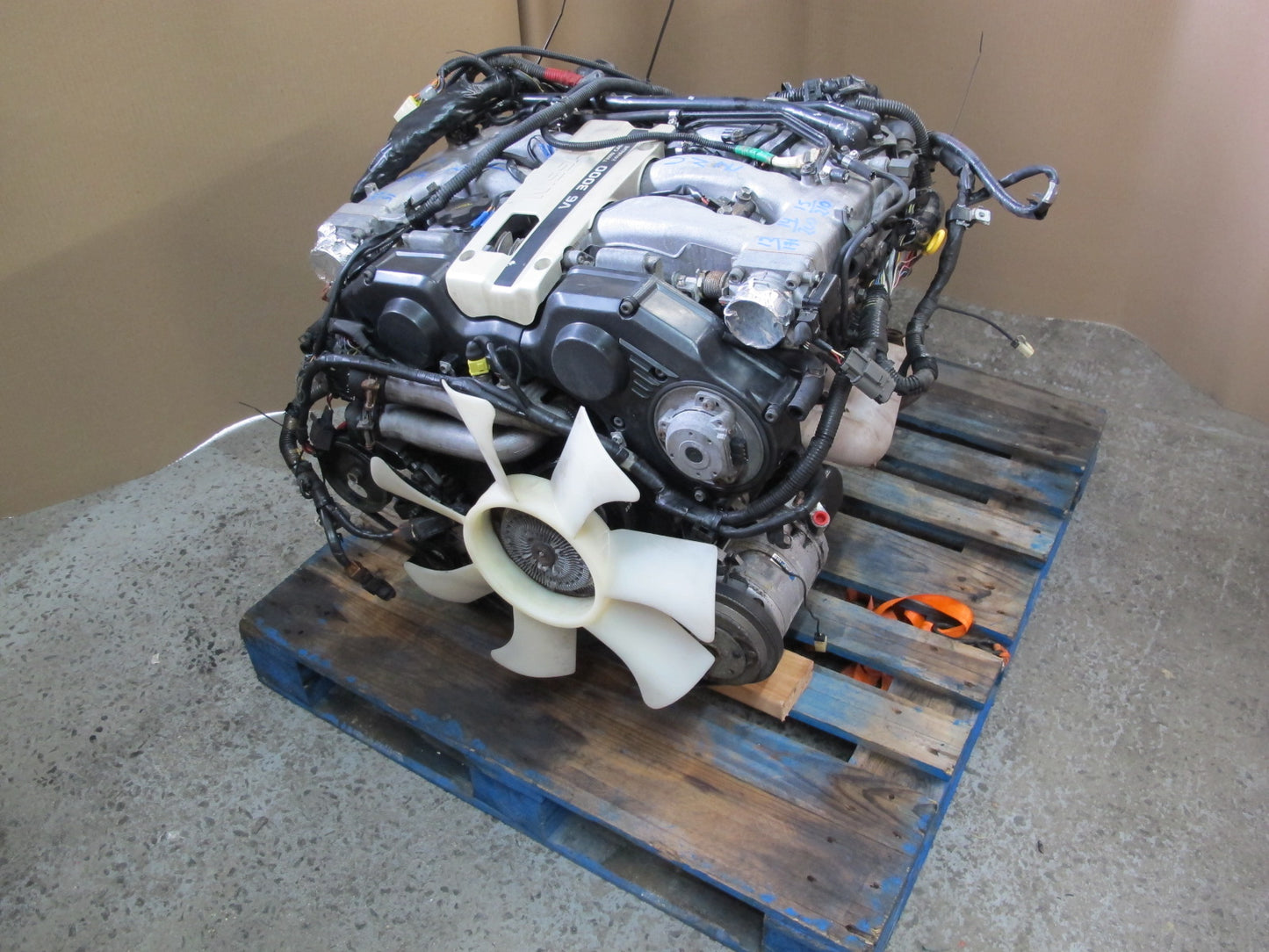 90-93 Nissan Z32 300ZX 3.0L VG30DE NON Turbo Complete Engine Motor 162K Miles