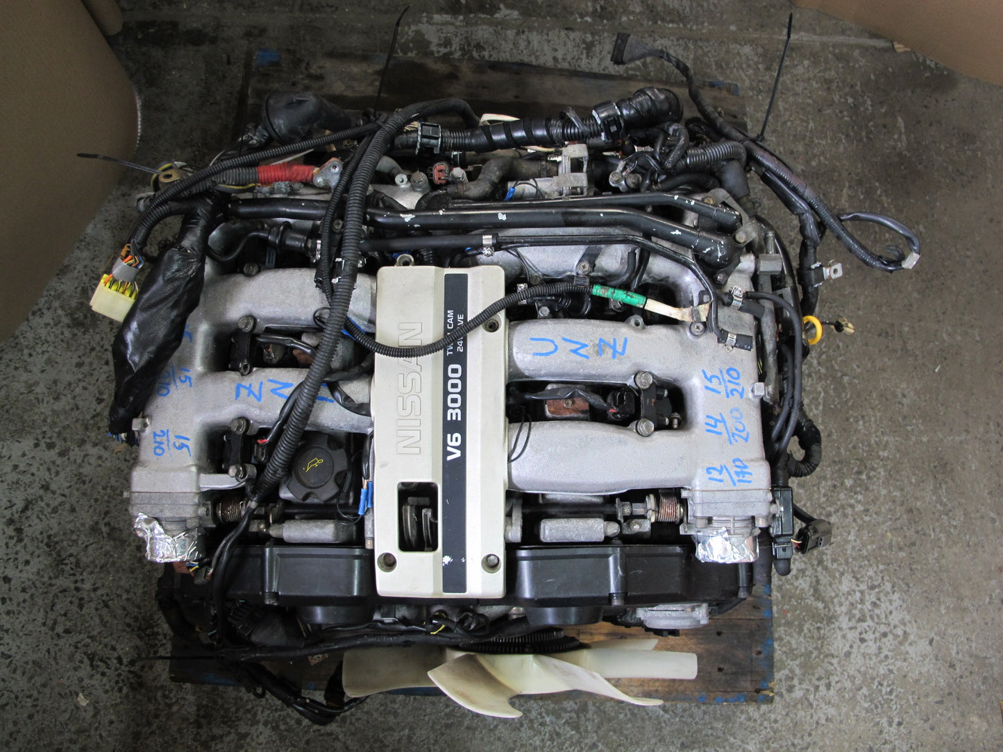 90-93 Nissan Z32 300ZX 3.0L VG30DE NON Turbo Complete Engine Motor 162K Miles