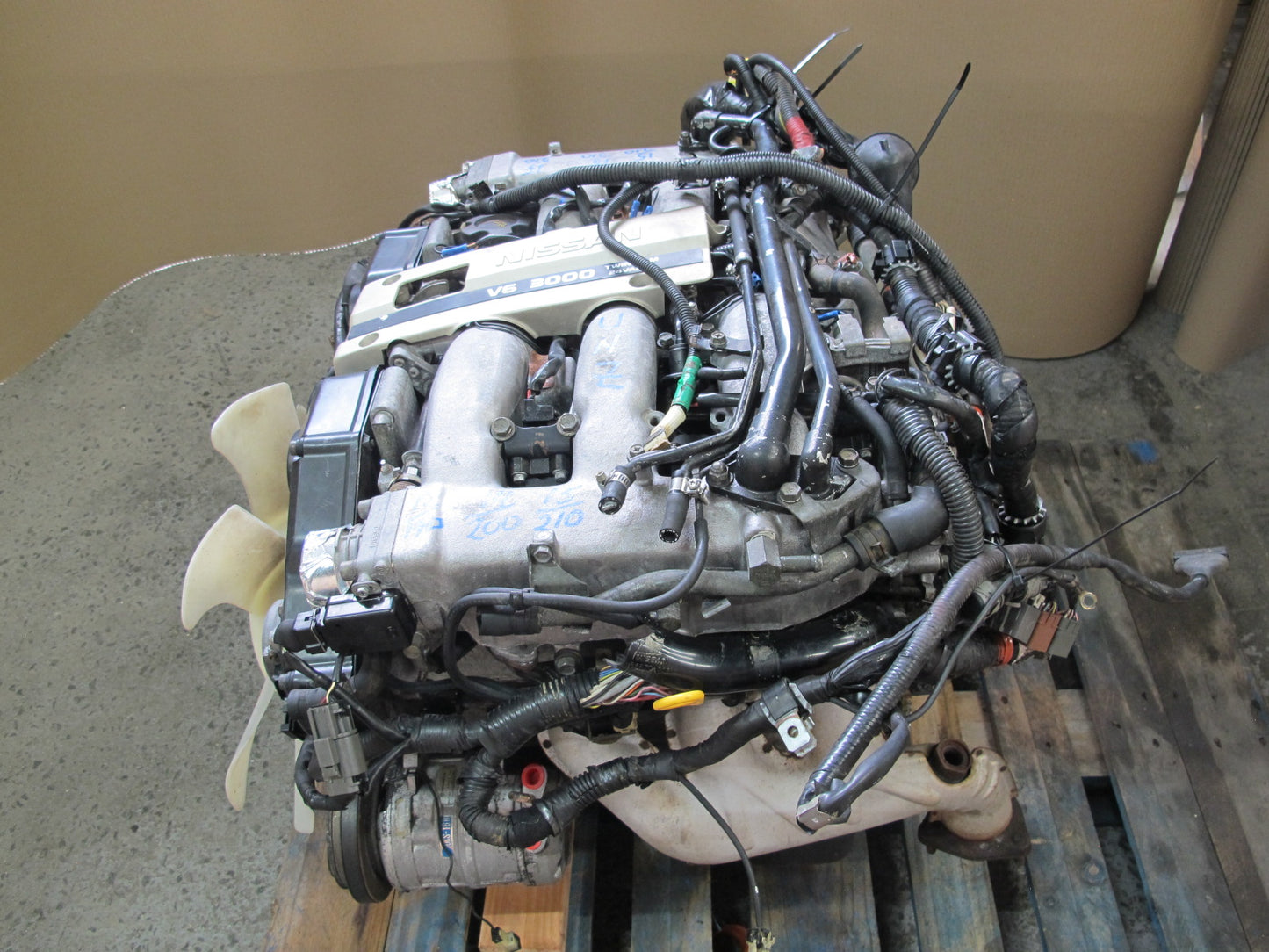 90-93 Nissan Z32 300ZX 3.0L VG30DE NON Turbo Complete Engine Motor 162K Miles