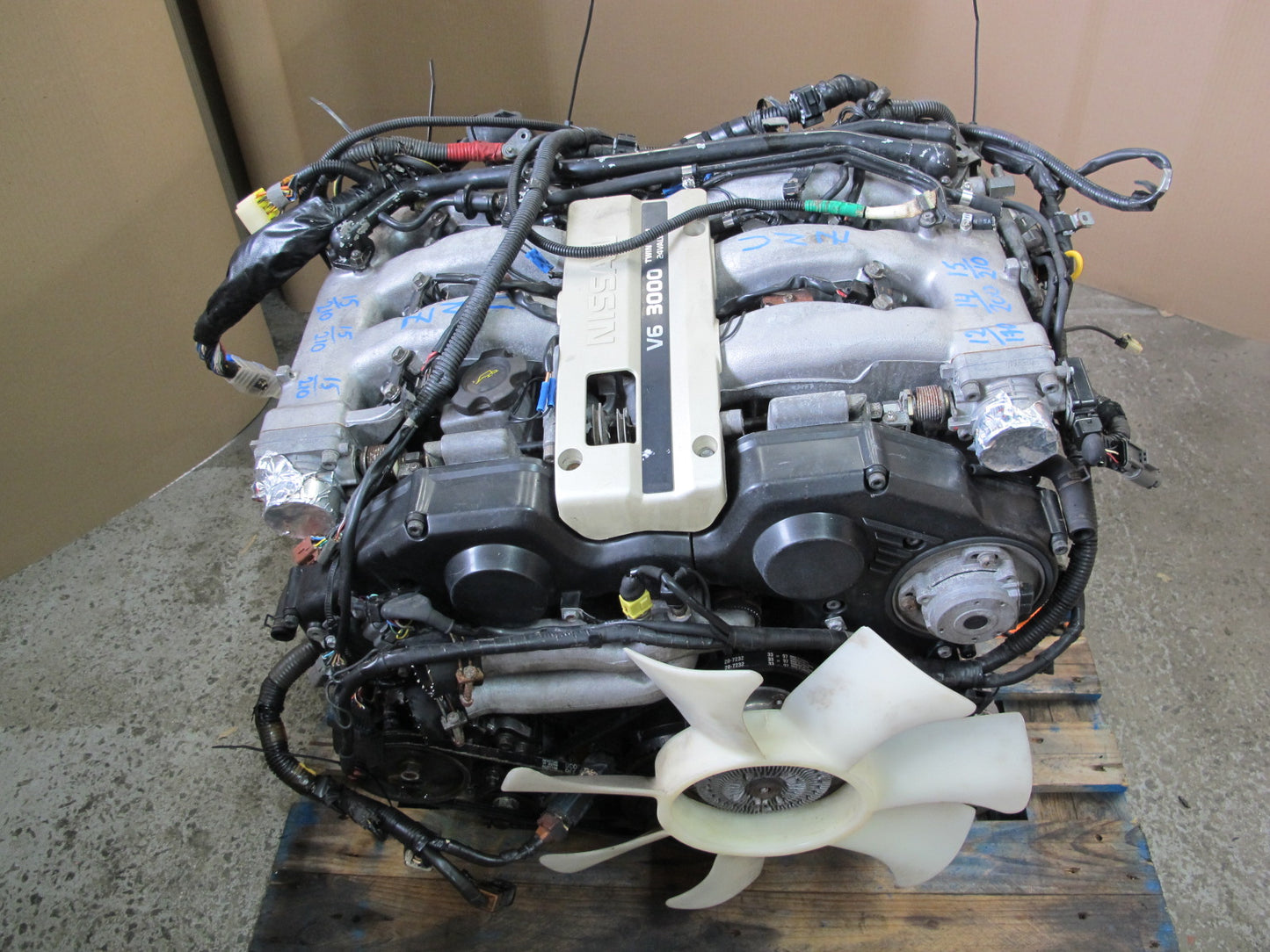 90-93 Nissan Z32 300ZX 3.0L VG30DE NON Turbo Complete Engine Motor 162K Miles