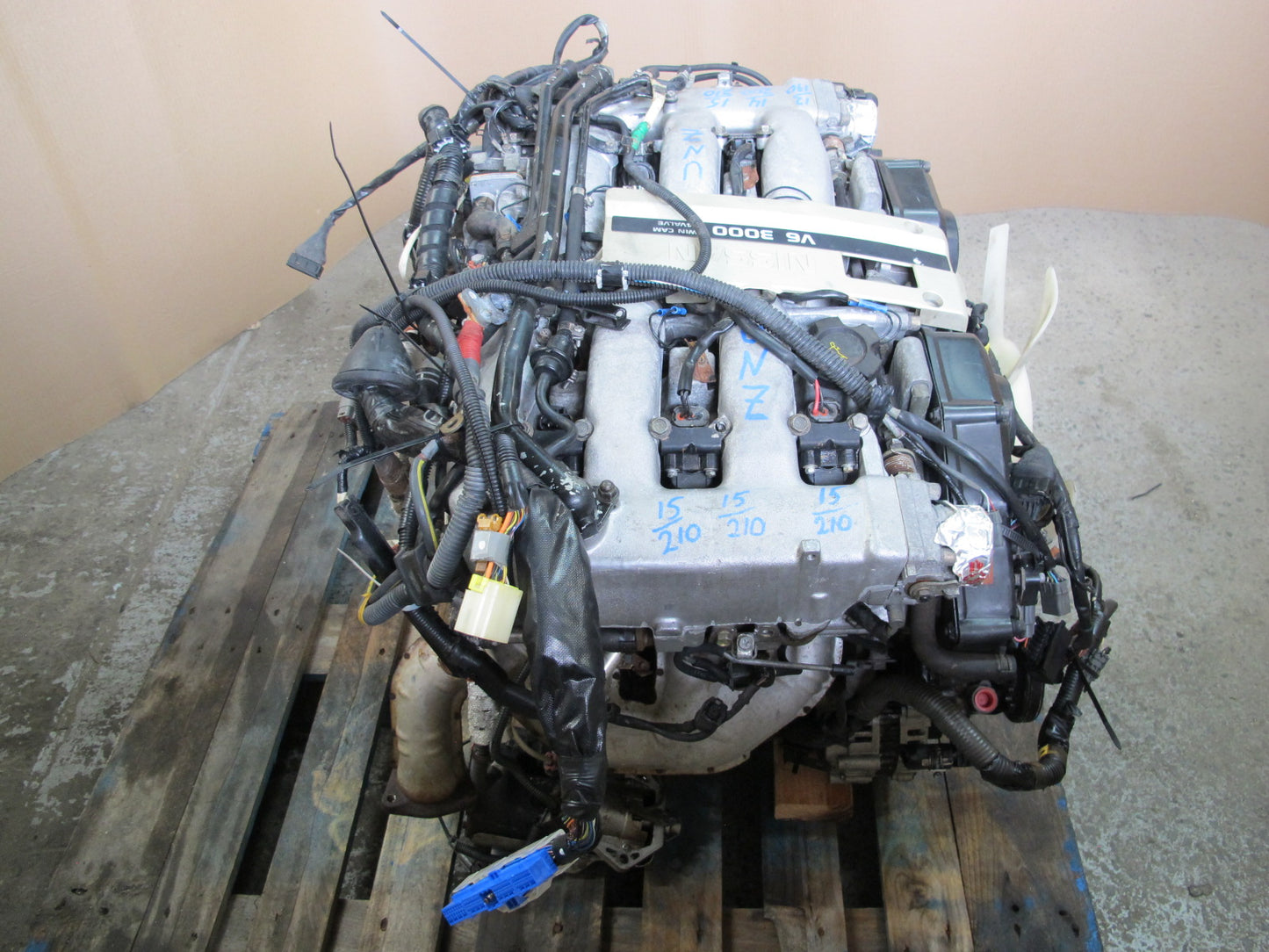 90-93 Nissan Z32 300ZX 3.0L VG30DE NON Turbo Complete Engine Motor 162K Miles