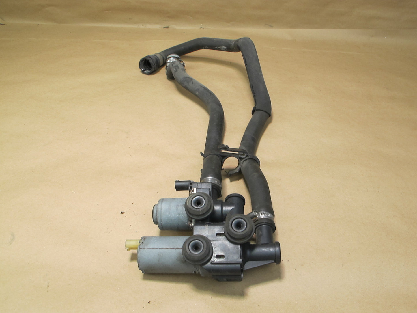 01-06 BMW E46 M3 Auxiliary Water Pump Heater Control Valve w Hose Set OEM