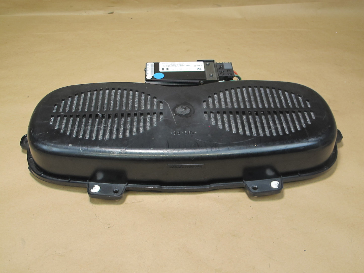 01-06 BMW E46 Coupe Convertible Rear Harman Kardon Subwoofer Speaker Box OEM