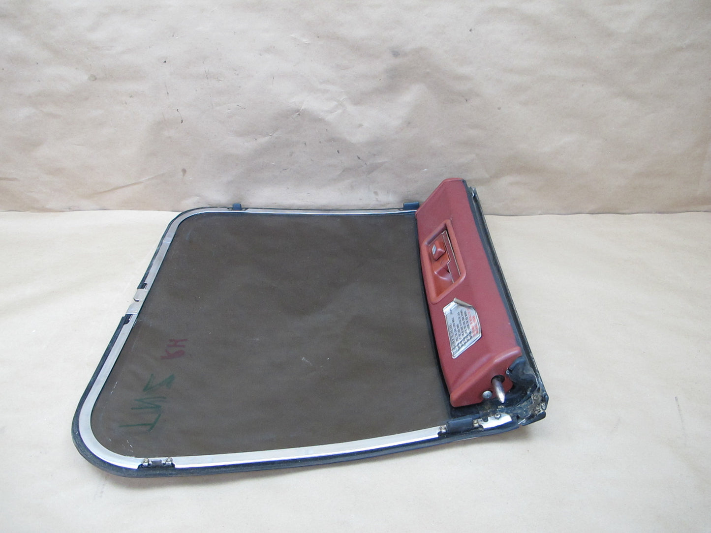 80-83 Datsun Nissan 280ZX S130 Right T-top Roof Glass Window w Shade & BAG OEM