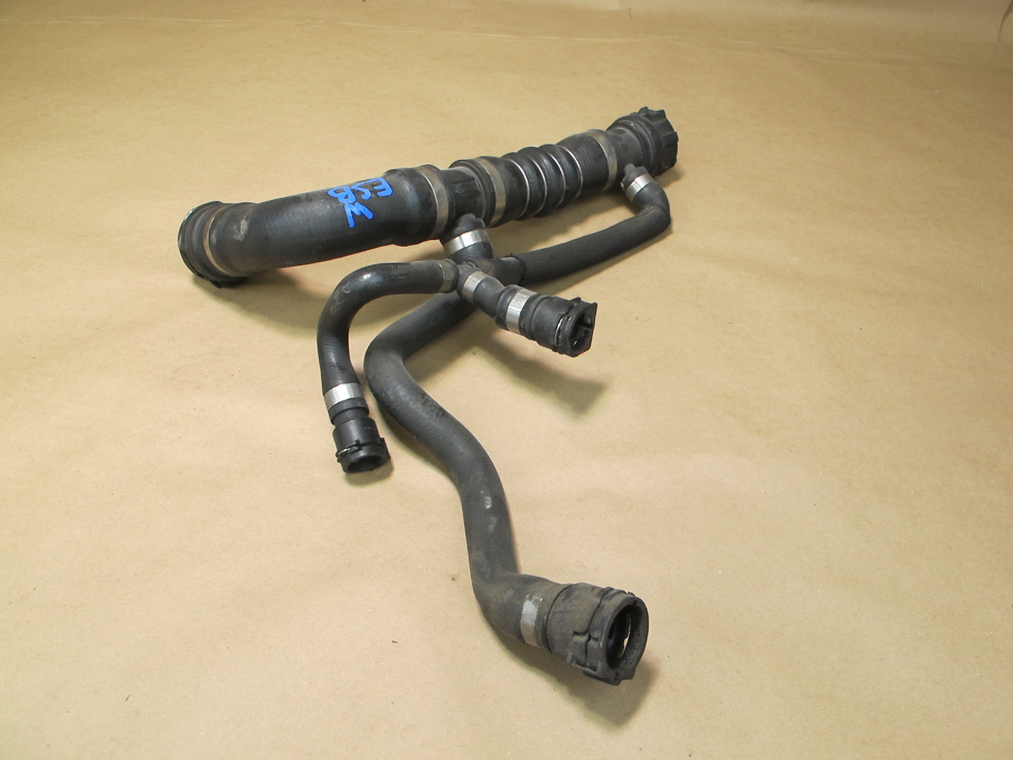 06-08 BMW E65 E66 7-SERIES N73 Engine Cooling Hose Pipe Line Set OEM