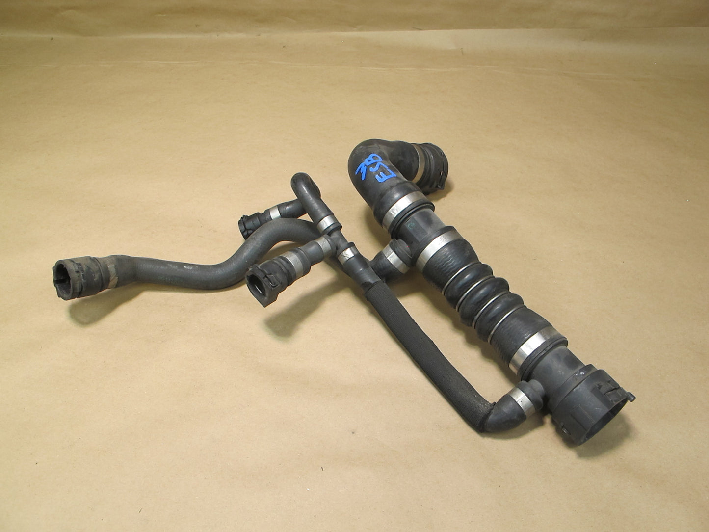 06-08 BMW E65 E66 7-SERIES N73 Engine Cooling Hose Pipe Line Set OEM