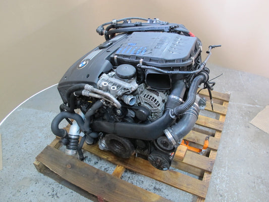 07-09 BMW E93 335i 3.0L N54 8 Bolt Complete Twin Turbo Engine Motor 107k Miles