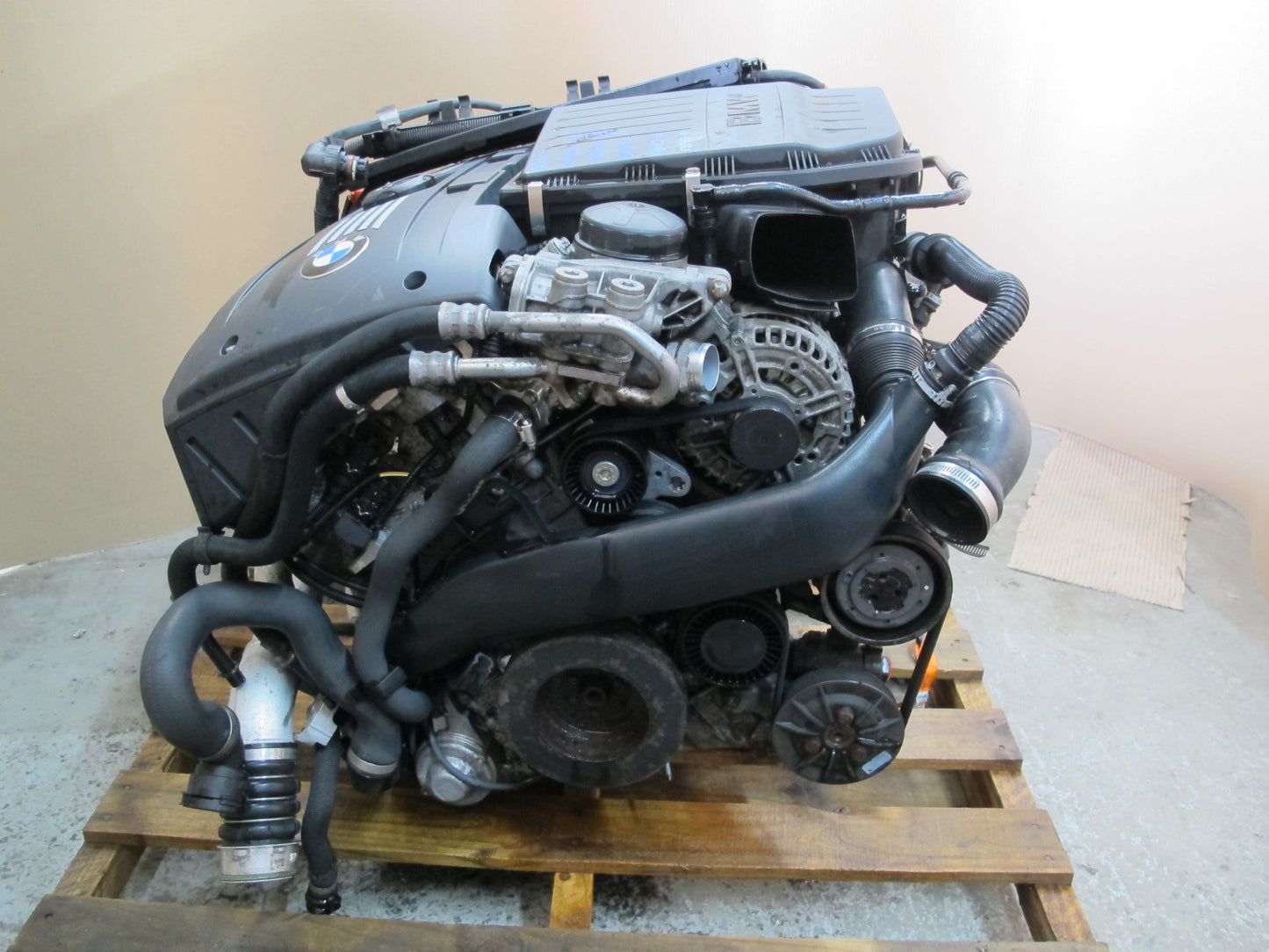 07-09 BMW E93 335i 3.0L N54 8 Bolt Complete Twin Turbo Engine Motor 107k Miles