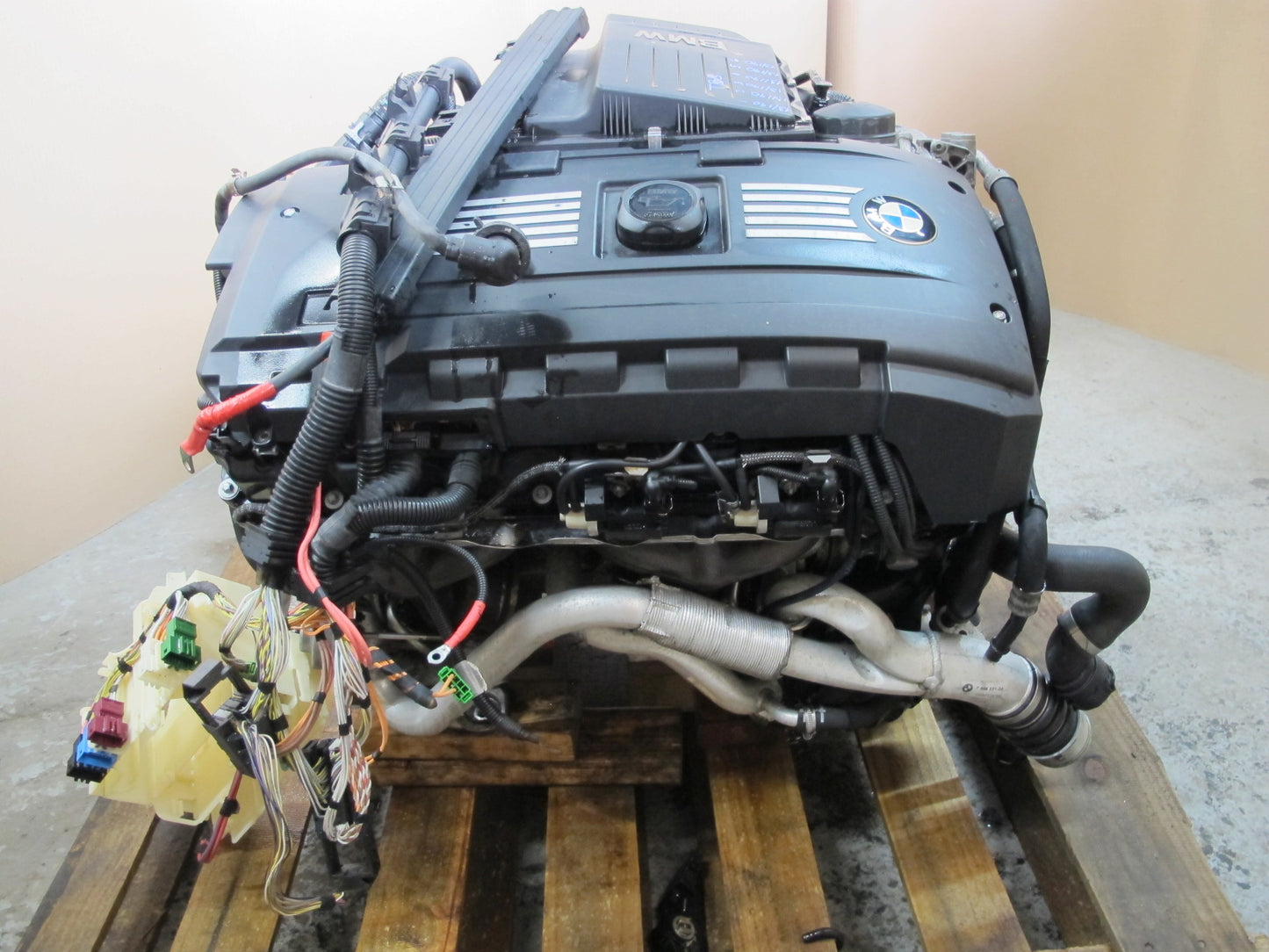 07-09 BMW E93 335i 3.0L N54 8 Bolt Complete Twin Turbo Engine Motor 107k Miles