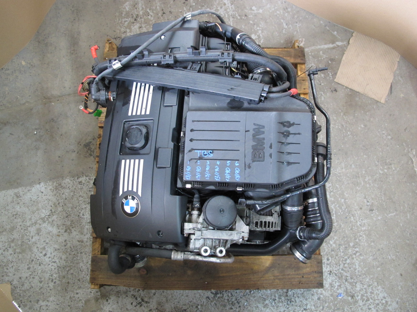 07-09 BMW E93 335i 3.0L N54 8 Bolt Complete Twin Turbo Engine Motor 107k Miles