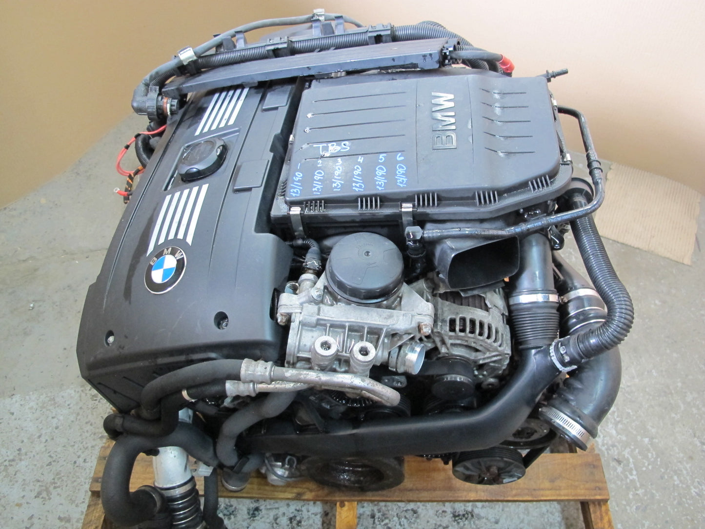 07-09 BMW E93 335i 3.0L N54 8 Bolt Complete Twin Turbo Engine Motor 107k Miles