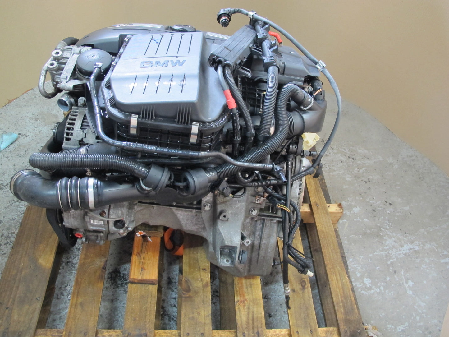 07-09 BMW E93 335i 3.0L N54 8 Bolt Complete Twin Turbo Engine Motor 107k Miles