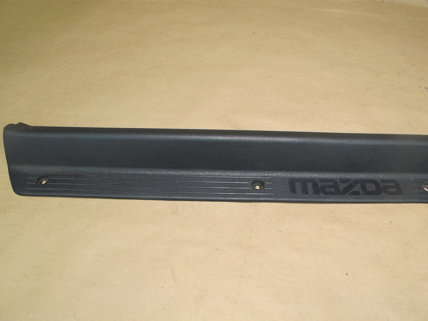 89-91 Mazda RX7 Set of 2 Left & Right Door Scuff Sill Plate Trim Cover OEM