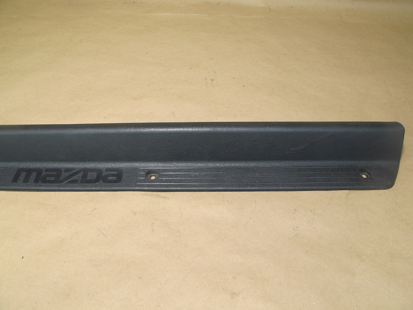 89-91 Mazda RX7 Set of 2 Left & Right Door Scuff Sill Plate Trim Cover OEM