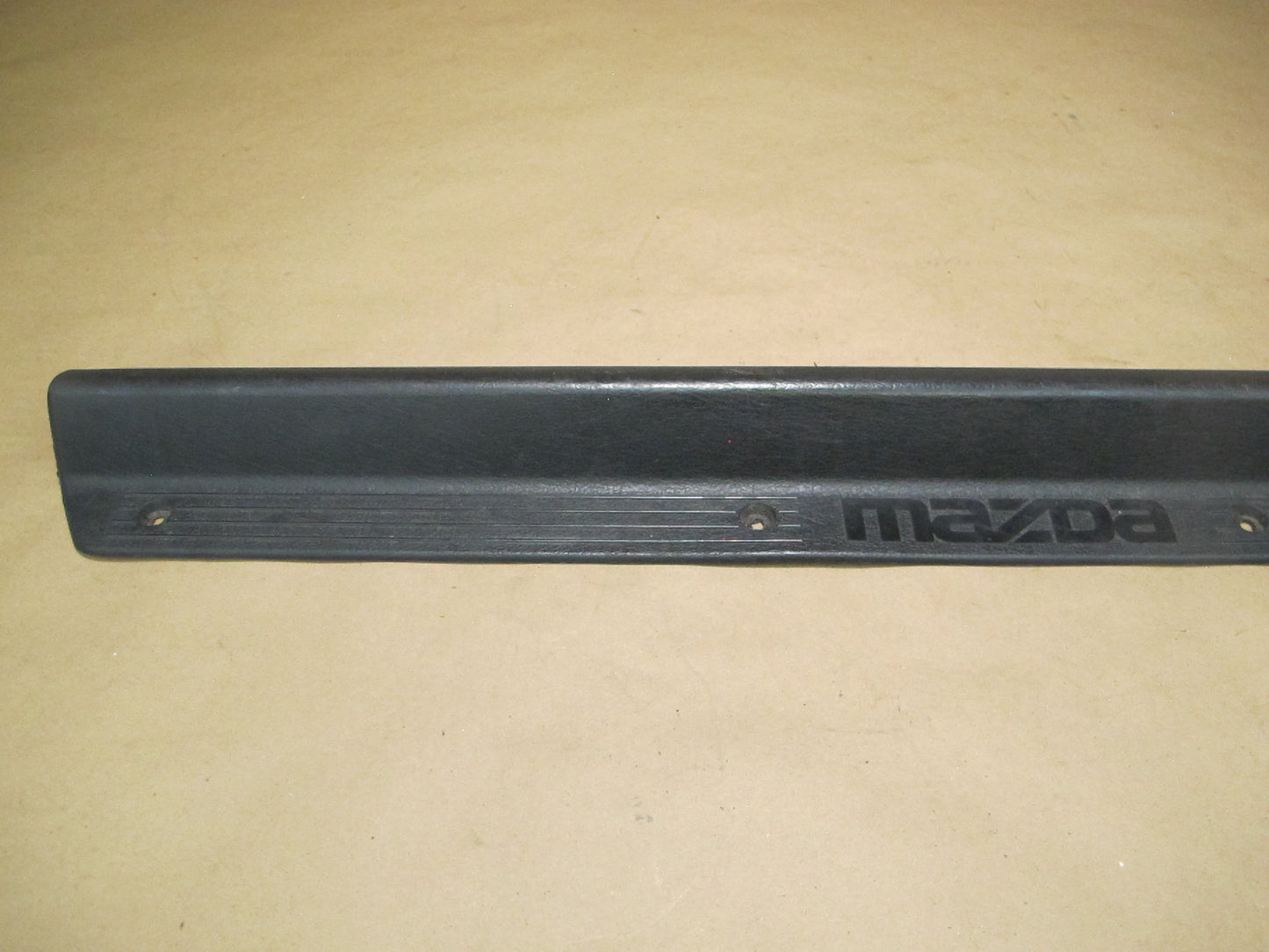 89-91 Mazda RX7 Set of 2 Left & Right Door Scuff Sill Plate Trim Cover OEM