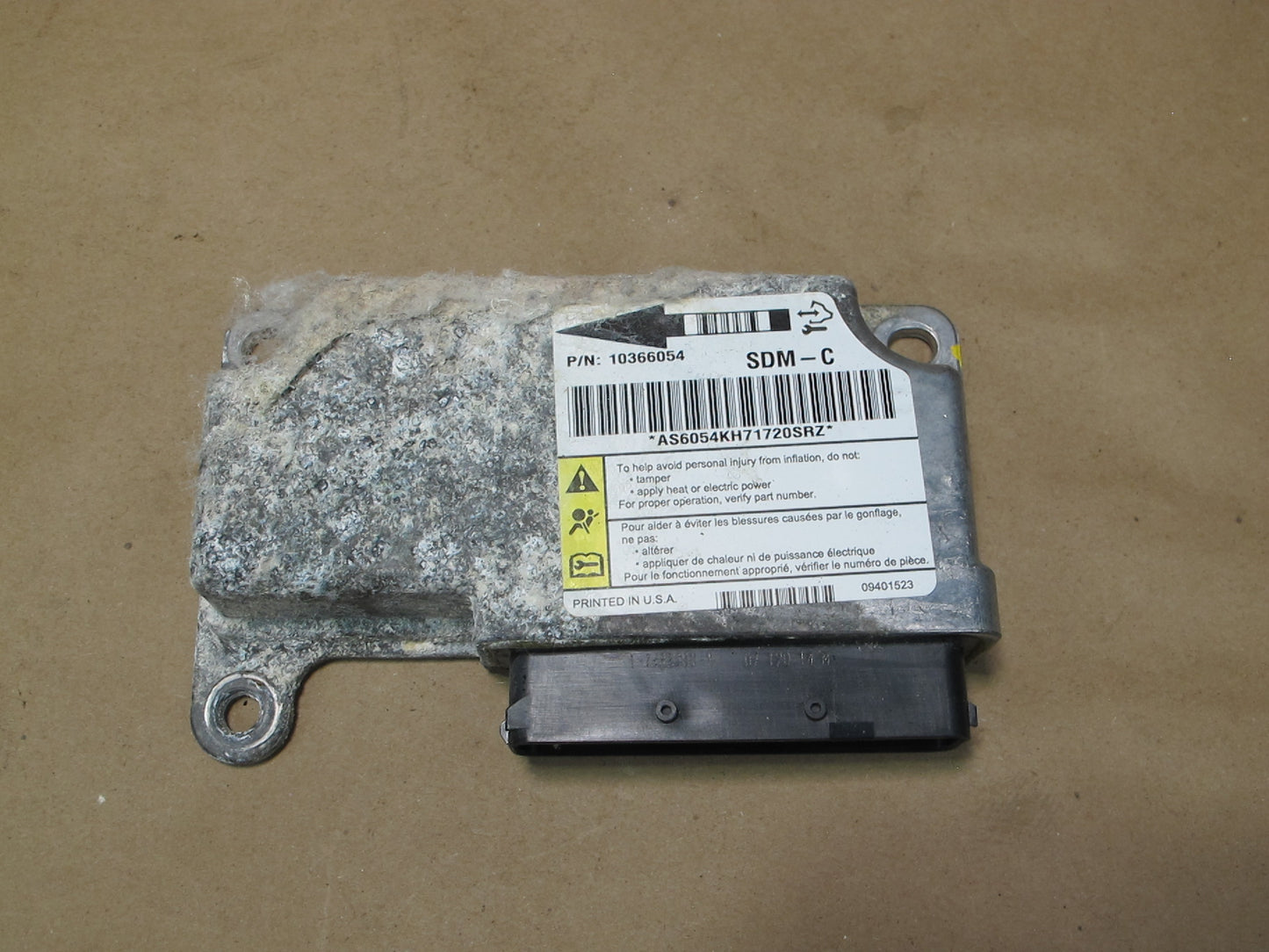 08-09 HUMMER H2 SRS AIRBAG CONTROL MODULE UNIT 10366054 OEM