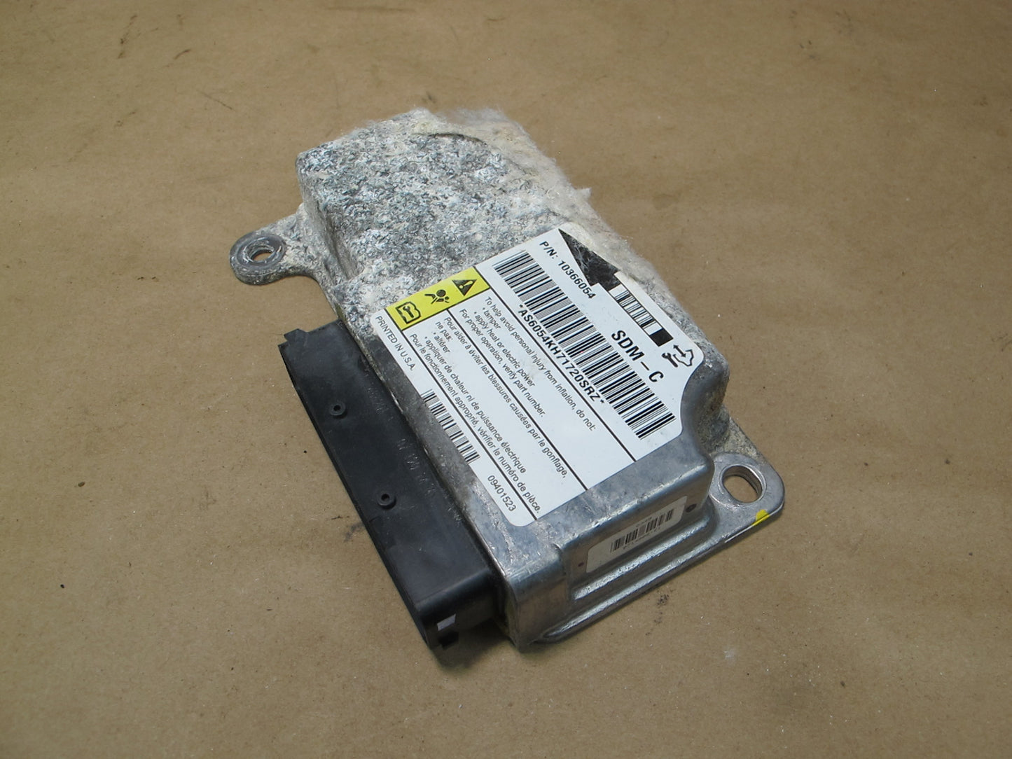 08-09 HUMMER H2 SRS AIRBAG CONTROL MODULE UNIT 10366054 OEM