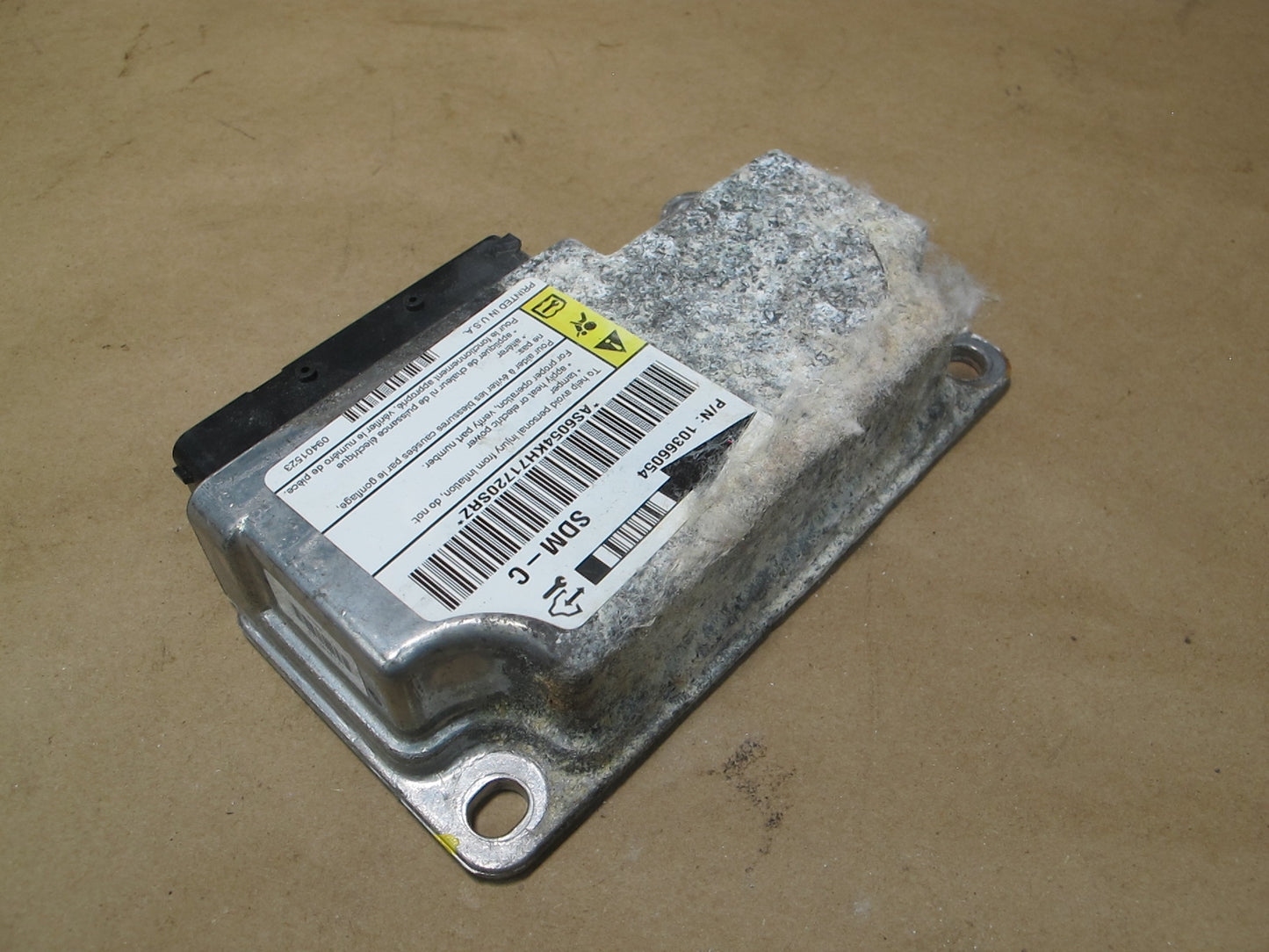 08-09 HUMMER H2 SRS AIRBAG CONTROL MODULE UNIT 10366054 OEM