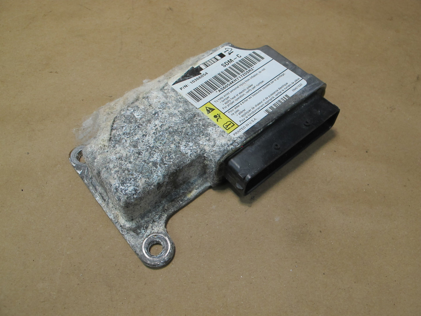 08-09 HUMMER H2 SRS AIRBAG CONTROL MODULE UNIT 10366054 OEM